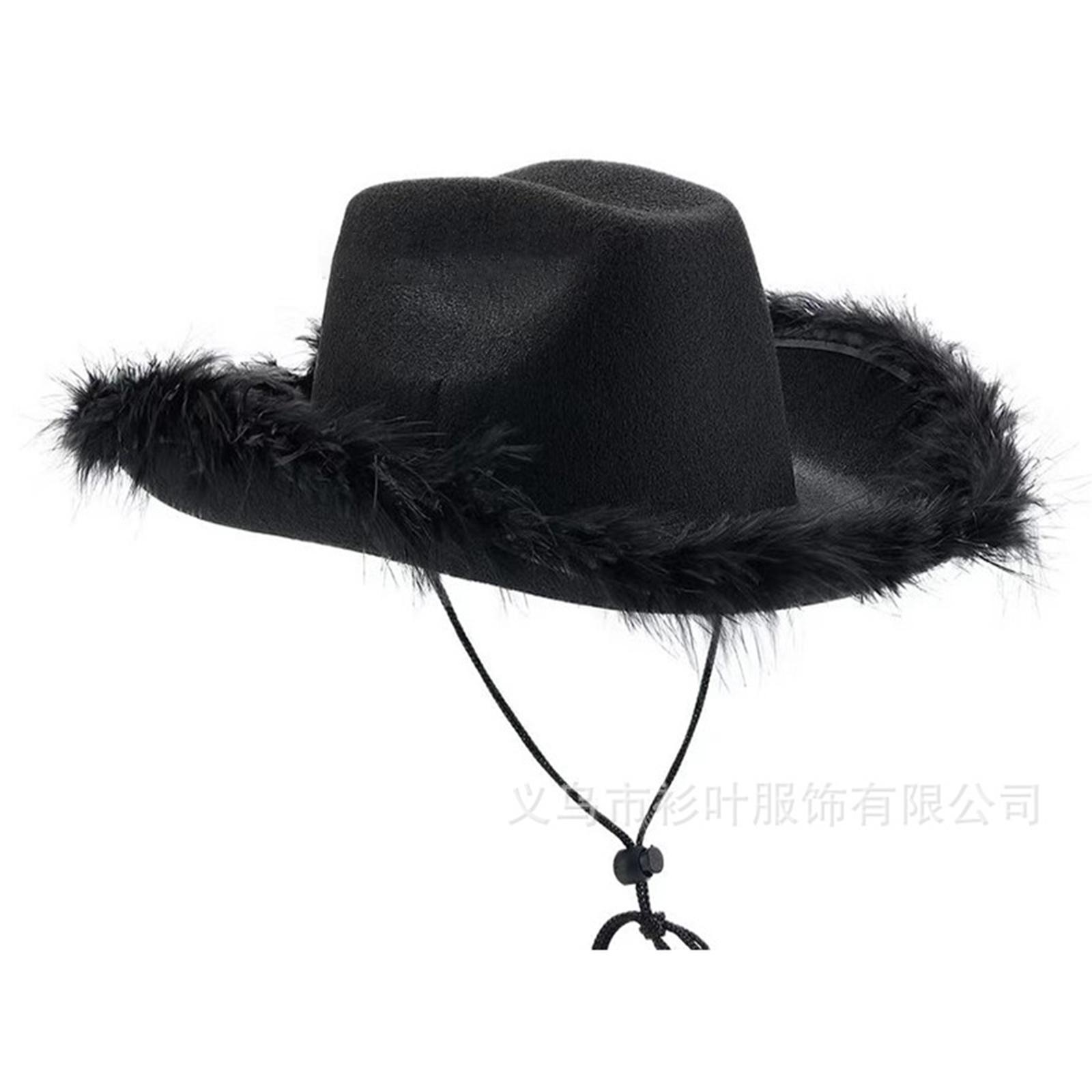 Western Style Cowboy Hat Men Cowgirl Hat Summer Outdoor Hat Costume Accessories Sunhat for Cosplay Hiking Parties Backpacking Beach
