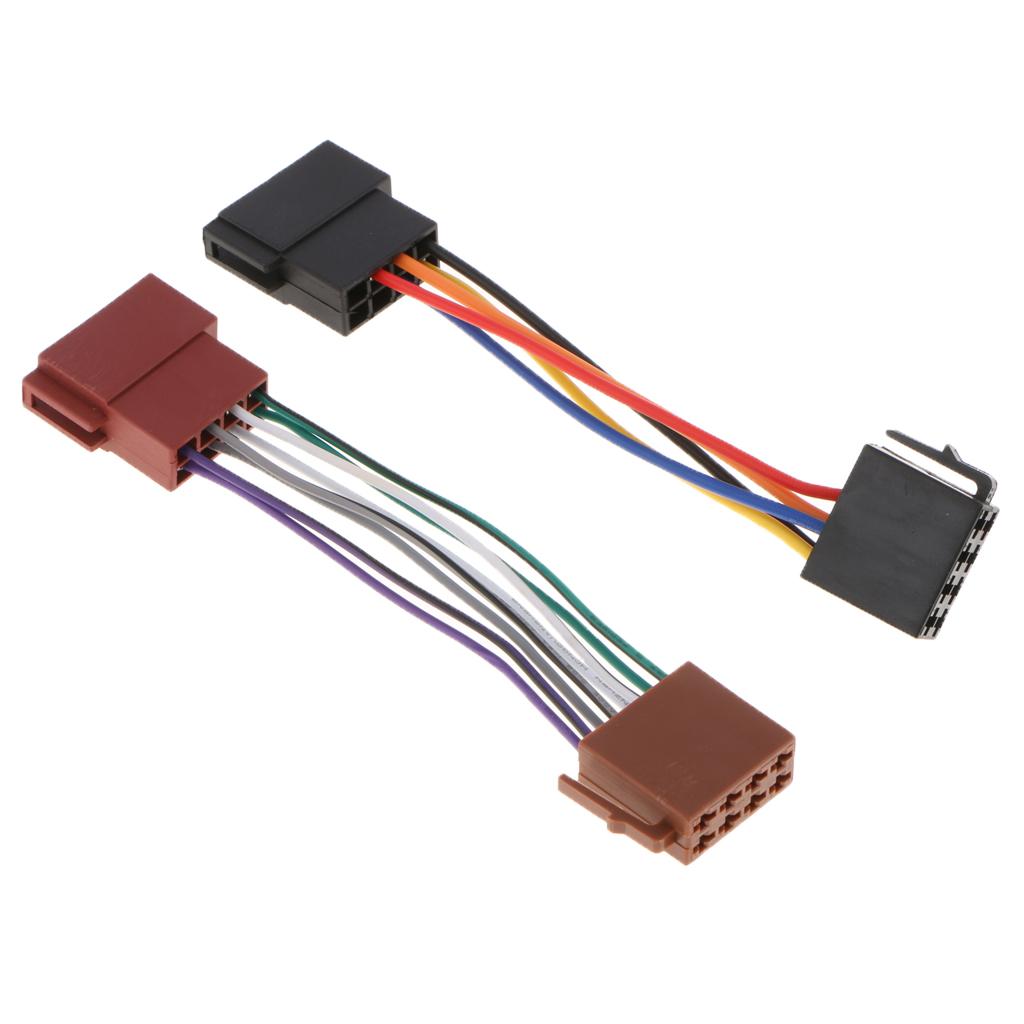 Car Radio Stereo Cable Wire Harness CD Plug for JVC 16 pin ISO Radio
