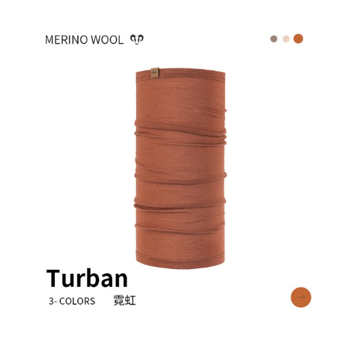 Khăn ống đa năng 100% len Merino Glamping dành cho NatureHike NH20FS025