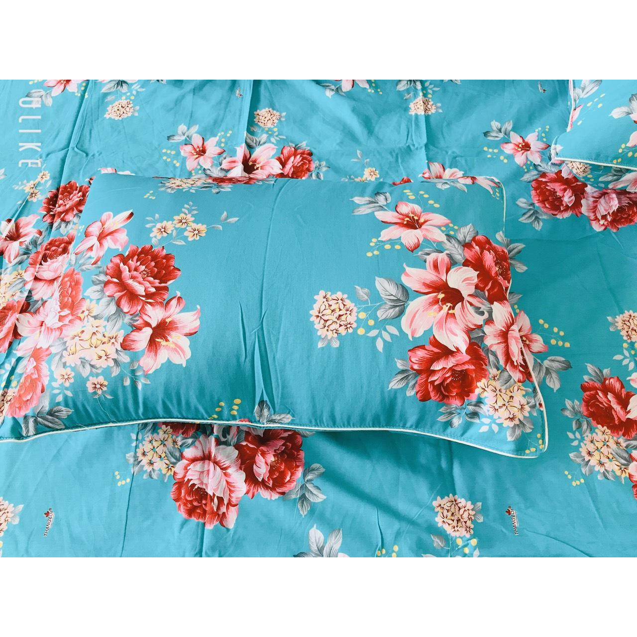 Áo Gối Nằm 40 x 60cm Cotton May Từ Vải Cotton Thắng Lợi Mẫu Hoa