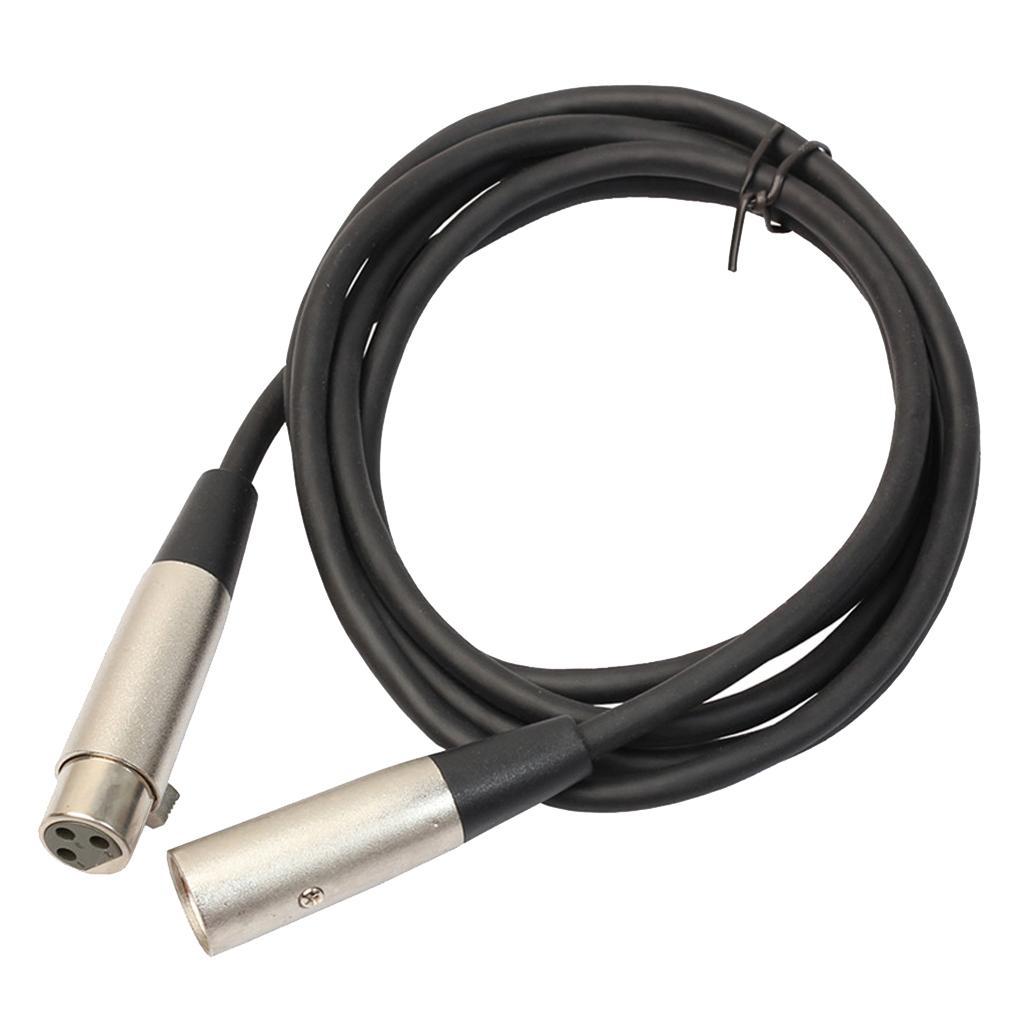 XLR Male To Female Microphone Cable  - 6 Feet
