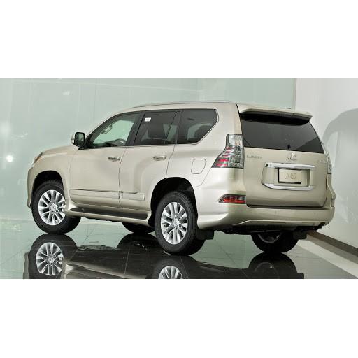 Logo chụp mâm, ốp lazang bánh sau xe ô tô Lexus 460 - TY-027: Đường kính 14.5cm, cao 3.5cm