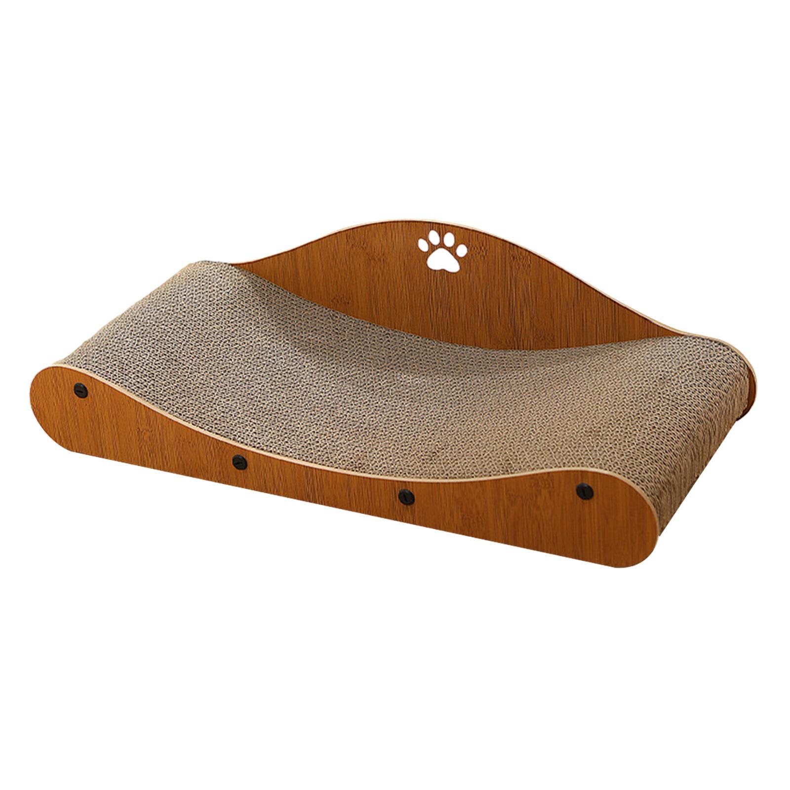 Scratching Lounge Bed Kitty Grinding Claw House Play Cat Scratcher Cardboard