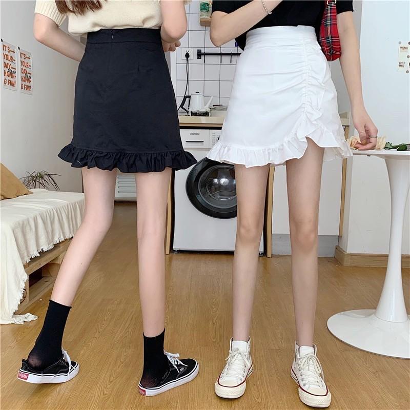 Chân váy  chử A nhún bèo yurashop88