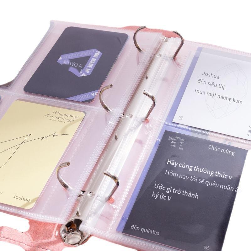 Album thẻ quảng cáo lưu trữ thẻ nhỏ lá rời 3 inch bốn cung điện lưới ba inch theo đuổi ngôi sao cuốn sách có thể được đặt hàng bộ sưu tập ảnh thẻ bán hàng trực tiếp