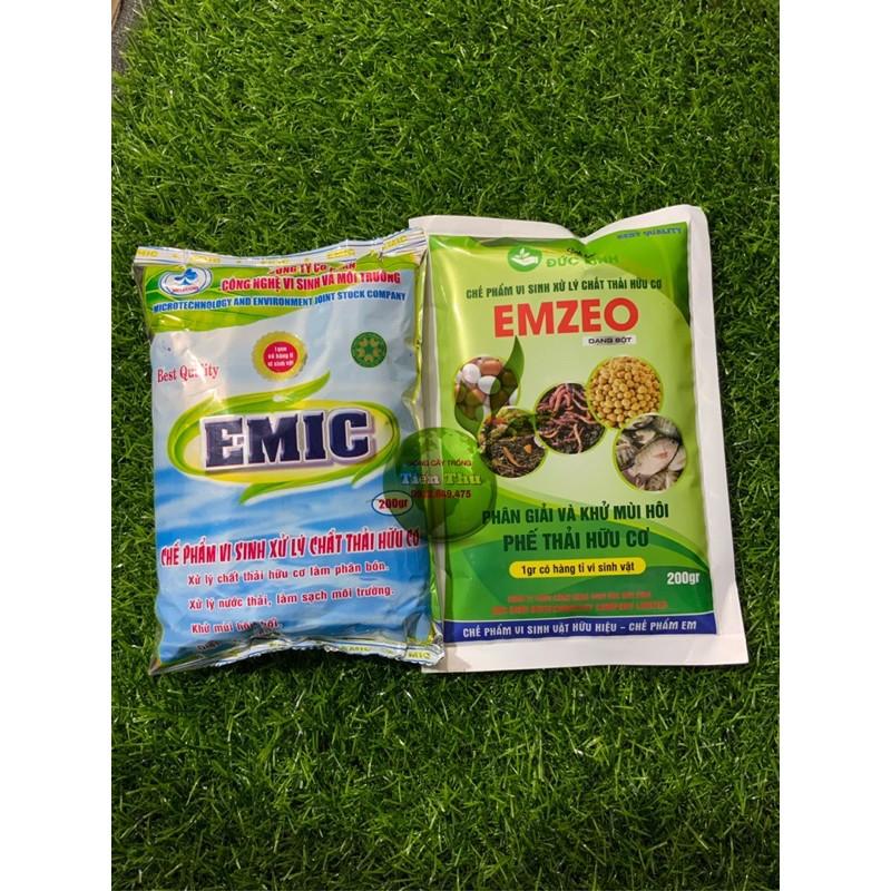 BỘ ĐÔI EMIC & EMZEO MEN Ủ SINH HỌC HỮU HIỆU
