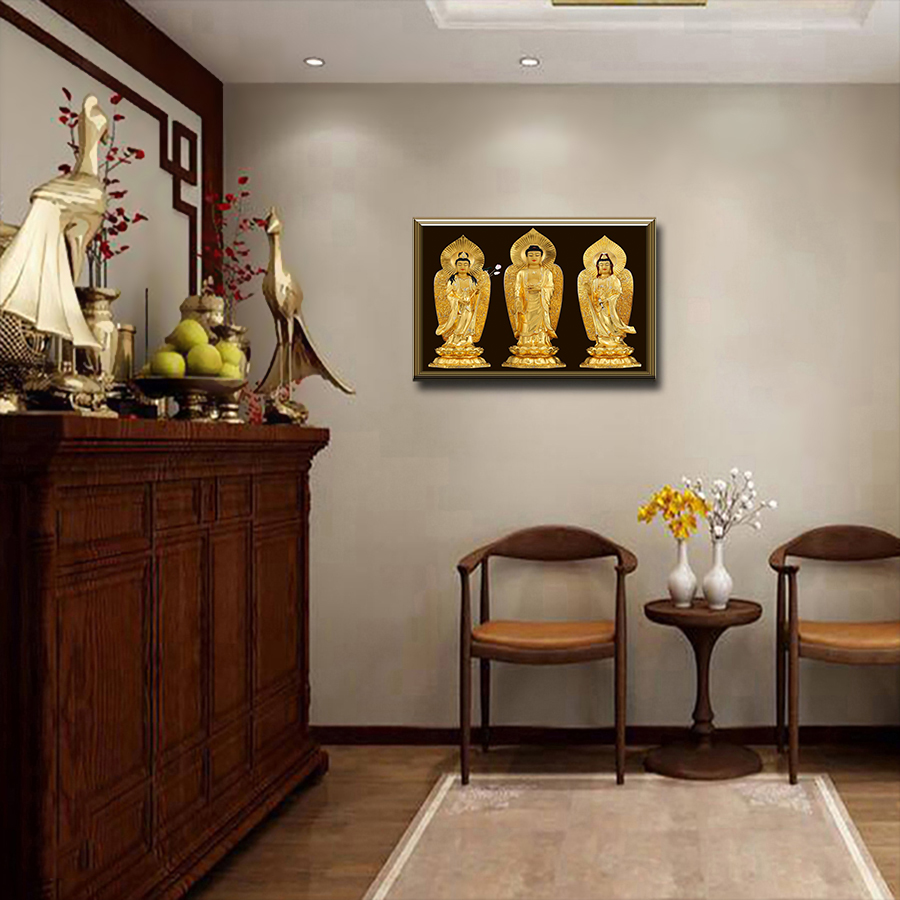 Tranh Nội Thất Tam Thánh