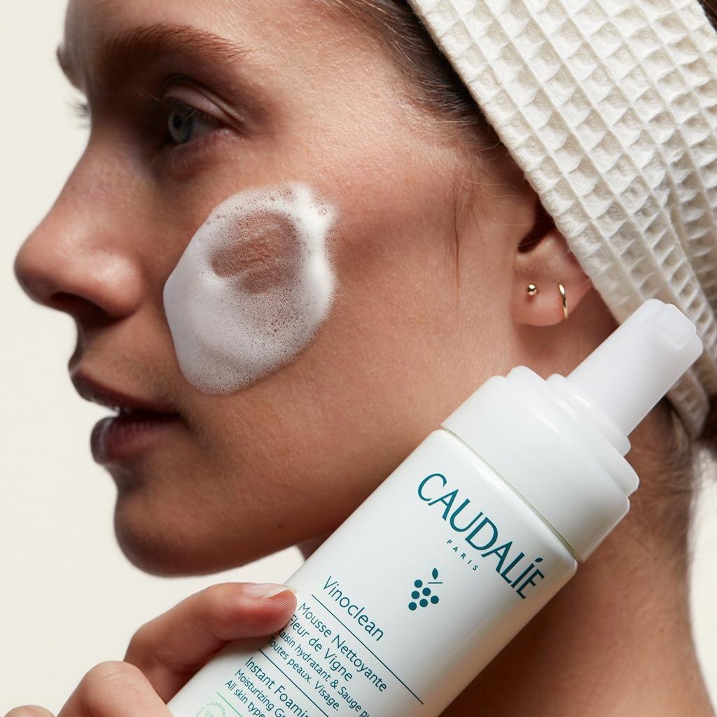 Sữa rửa mặt dạng bọt Caudalie Vinoclean Instant Foaming Cleanser