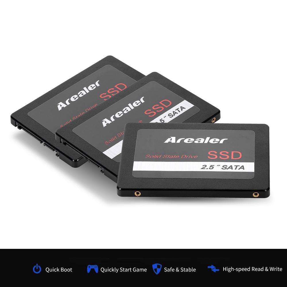 Ổ cứng thể rắn Arealer 2,5 inch SATA3.0 SSD có bộ nhớ tốc độ cao cho máy tính xách tay