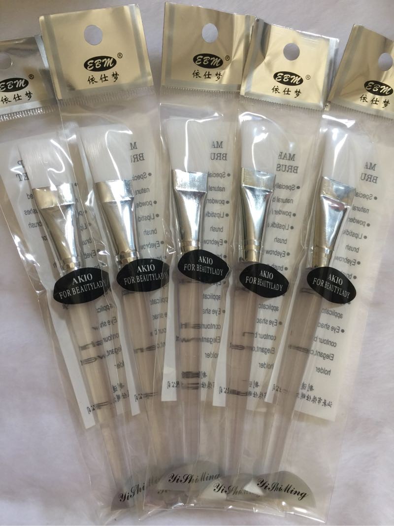 Combo 12 Cọ quét mặt nạ cán trong chắc chắn dùng trong spa