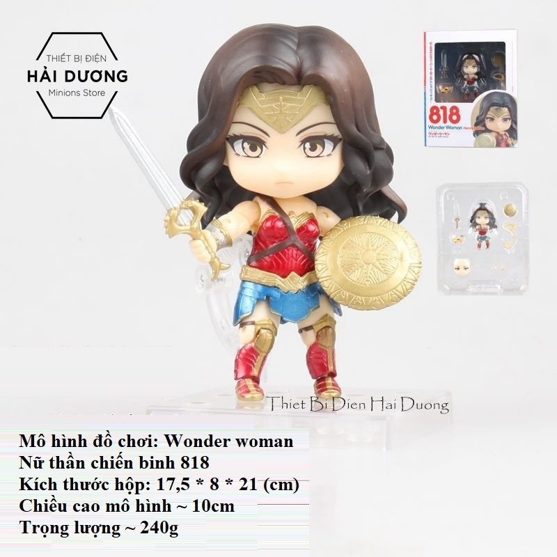 Đồ Chơi Mô Hình Siêu Anh Hùng Wonder Woman - Nữ Thần Chiến Binh 818