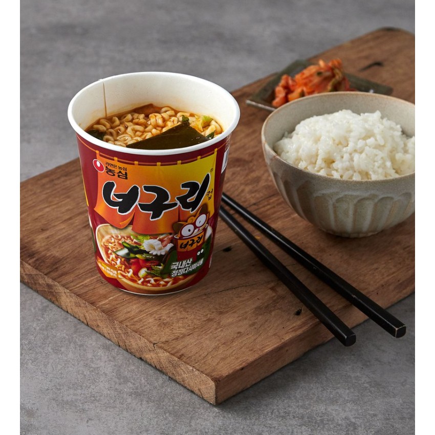 Combo 3 Mì Ly Ăn Liền Neoguri Cay Nongshim Hàn Quốc