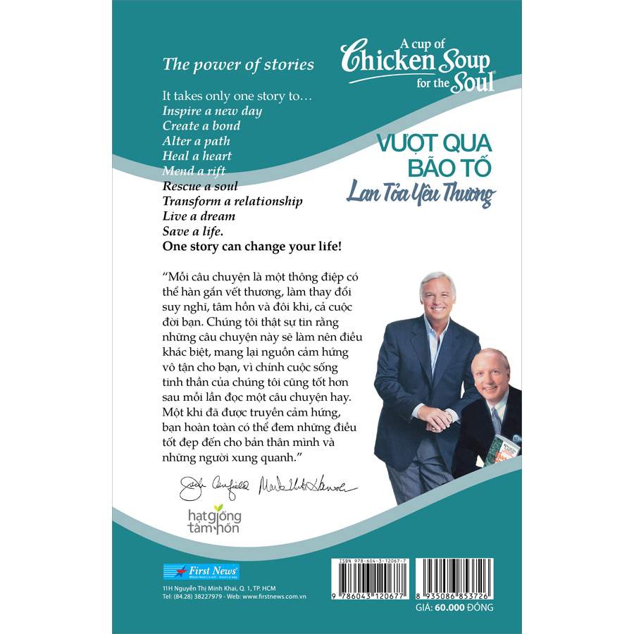 Sách Chicken Soup For The Soul: Vượt Qua Bão Tố Lan Tỏa Yêu Thương