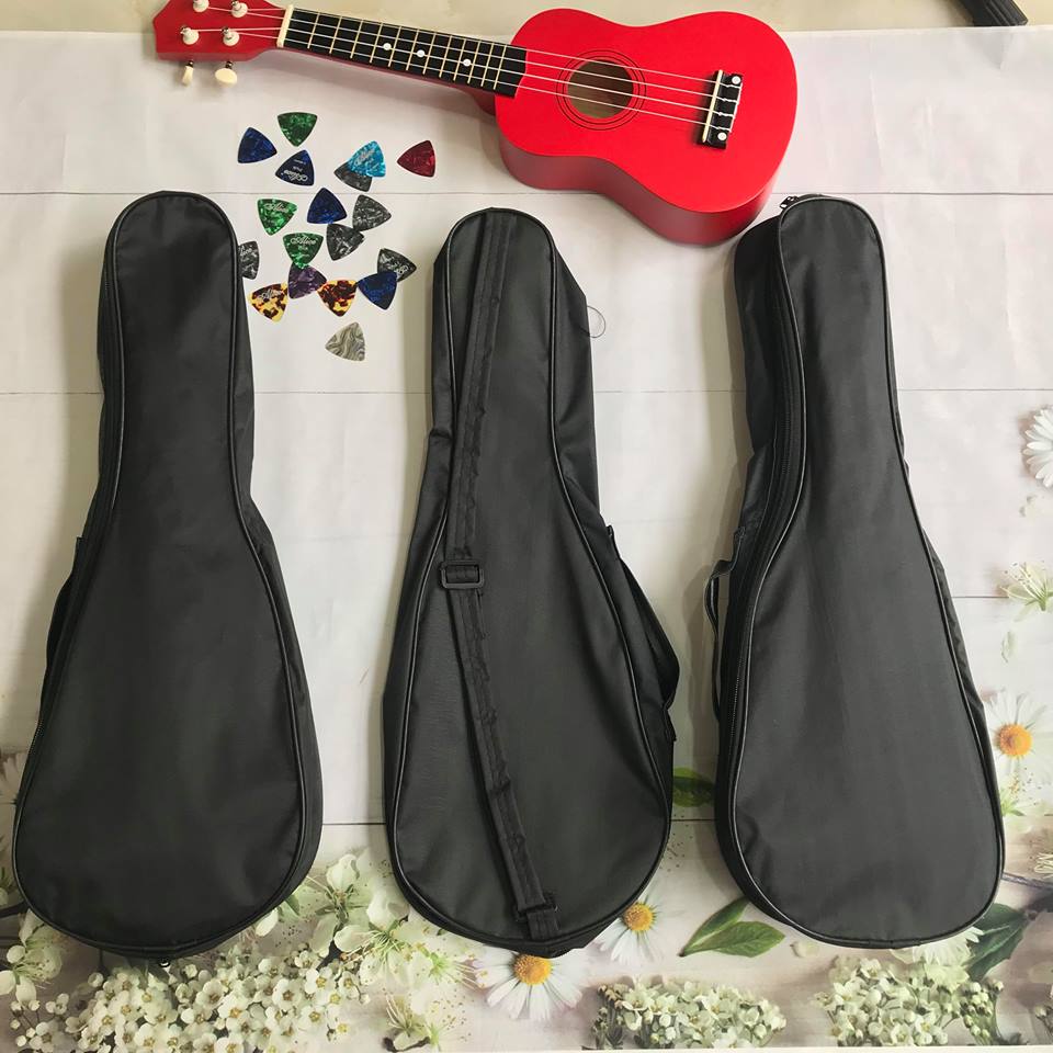 Bao Ukulele Soprano Vải Dù KBD 3A2-De - Đen