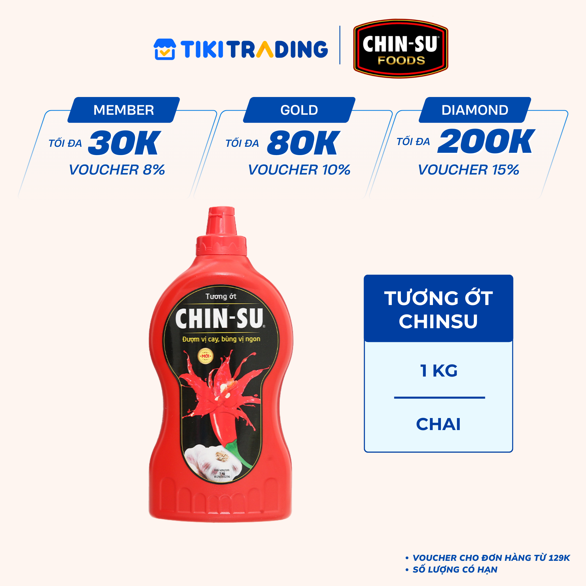 Tương ớt CHIN-SU chai 1kg