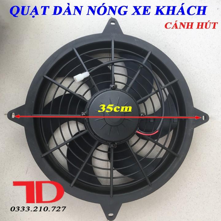 Quạt dàn nóng Xe Khách, quạt dàn nóng xe khách mới cánh hút JKH266PL-24V