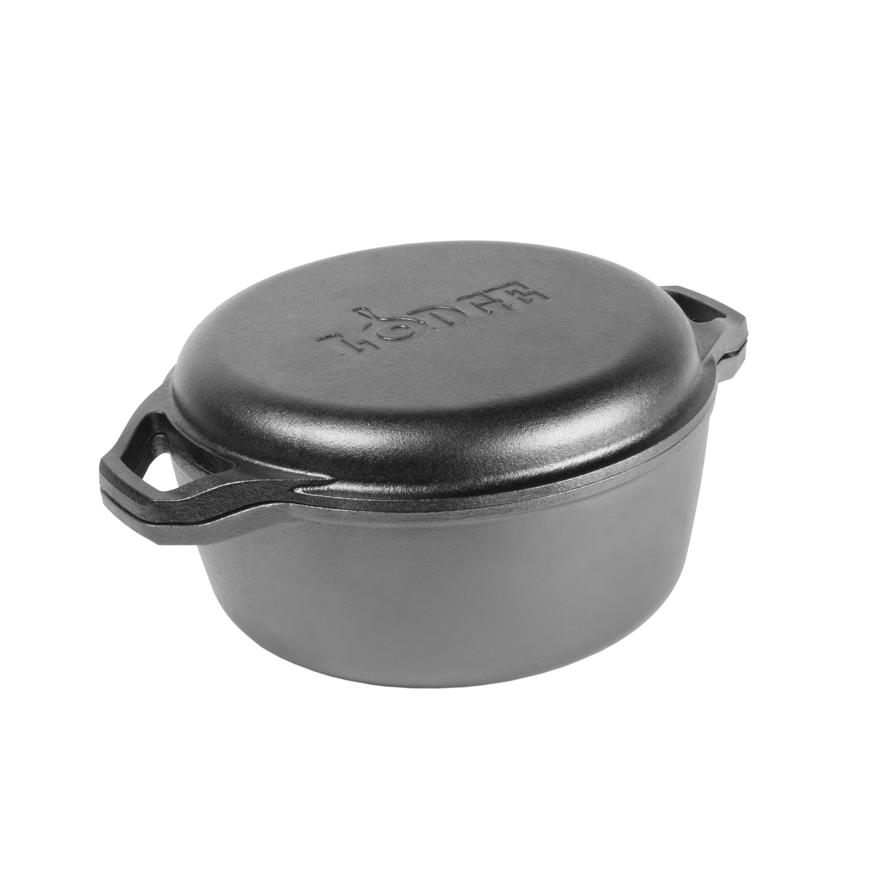Lodge - Bộ nồi chảo gang nướng tròn - 5.68L