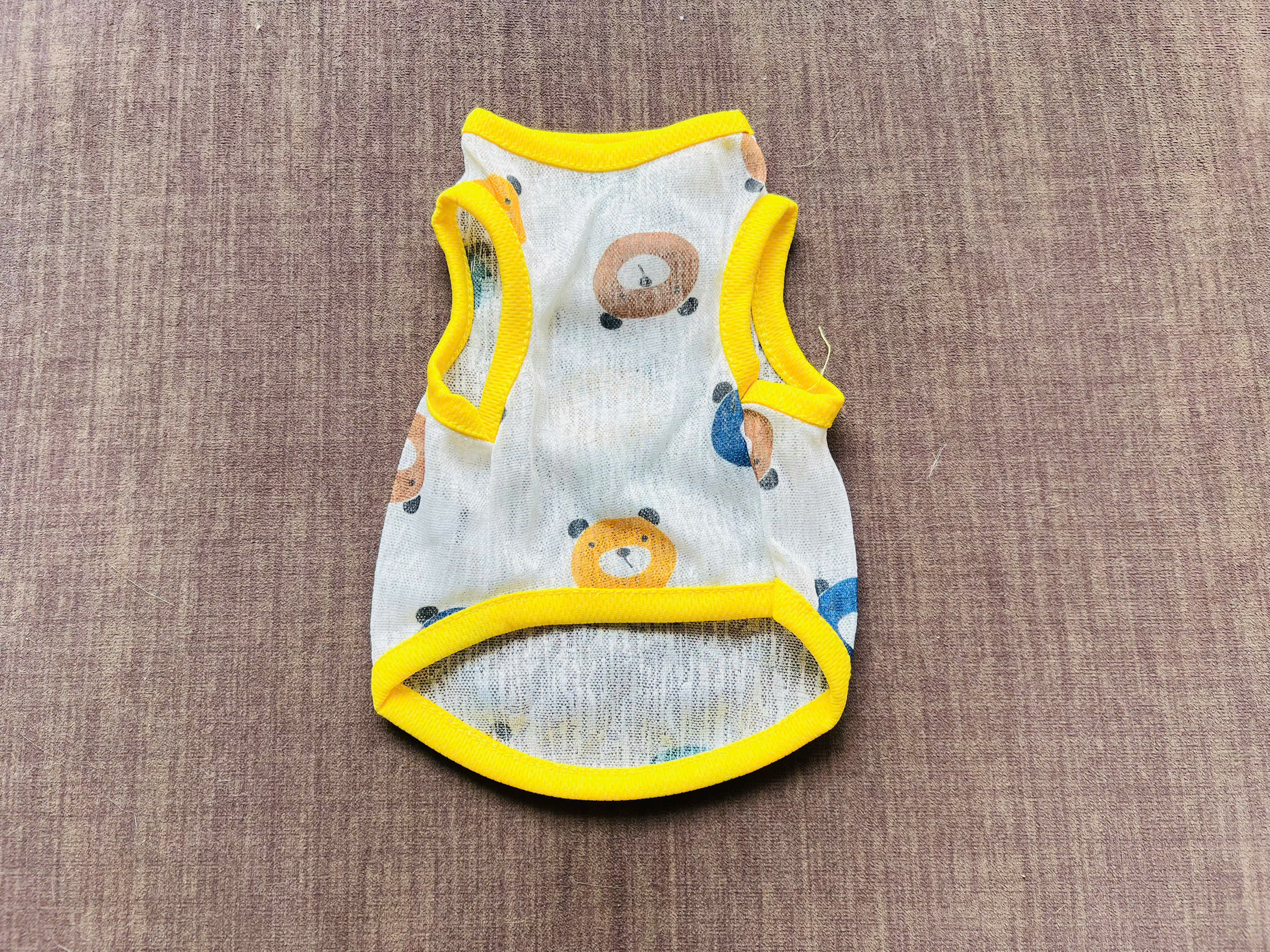 ÁO THUN BA LỖ THÔNG HƠI SIÊU CUTE TỪ 1-7KG DÀNH CHO THÚ CƯNG CHÓ MÈO