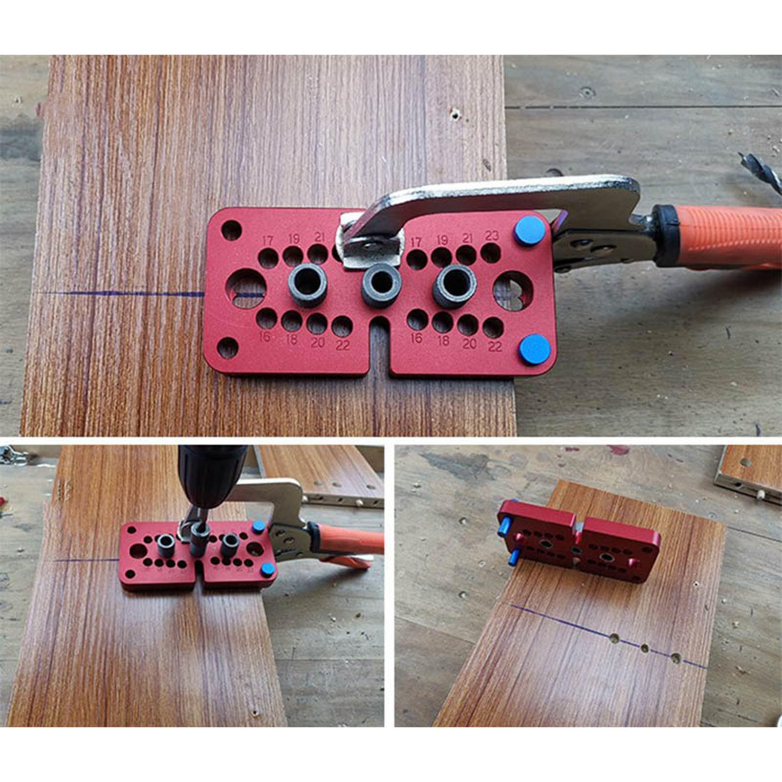 Dowel Jig Punch Hole Drilling Guide Positioner Positioning Puncher Locator