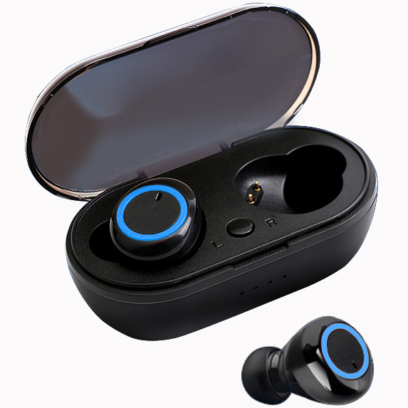 Thương hiệu: TISSELLY Tai nghe bluetooth Y50 TISSELLY tai nghe cảm ứng không dây thể thao ngoài trời tws 5.0 với ngăn sạc - hàng nhập khẩu