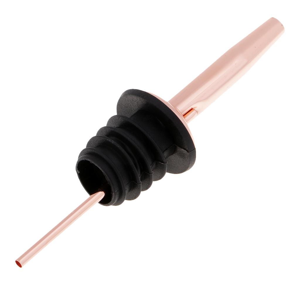 1pc Liquor Pour Spouts Stainless Steel Bottle Spout and Liquor Pourer Dust Caps Covers
