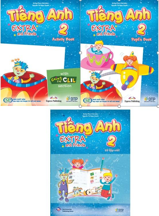 Tiếng Anh 2 Extra and Friends pack (SB, WB, Notebook)