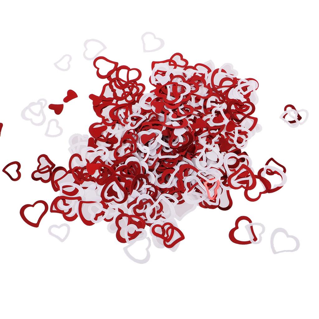 Romantic Heart Style Table Confetti Sprinkles Wedding Party Decorations