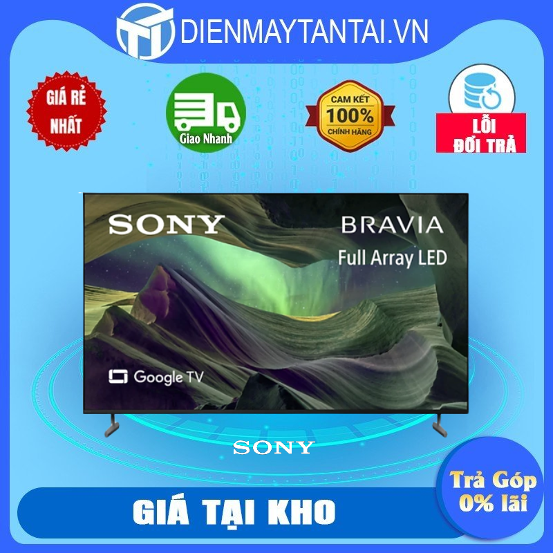 Google Tivi Sony 4K 65 inch KD-65X85L - hàng chính hãng - chỉ giao HCM