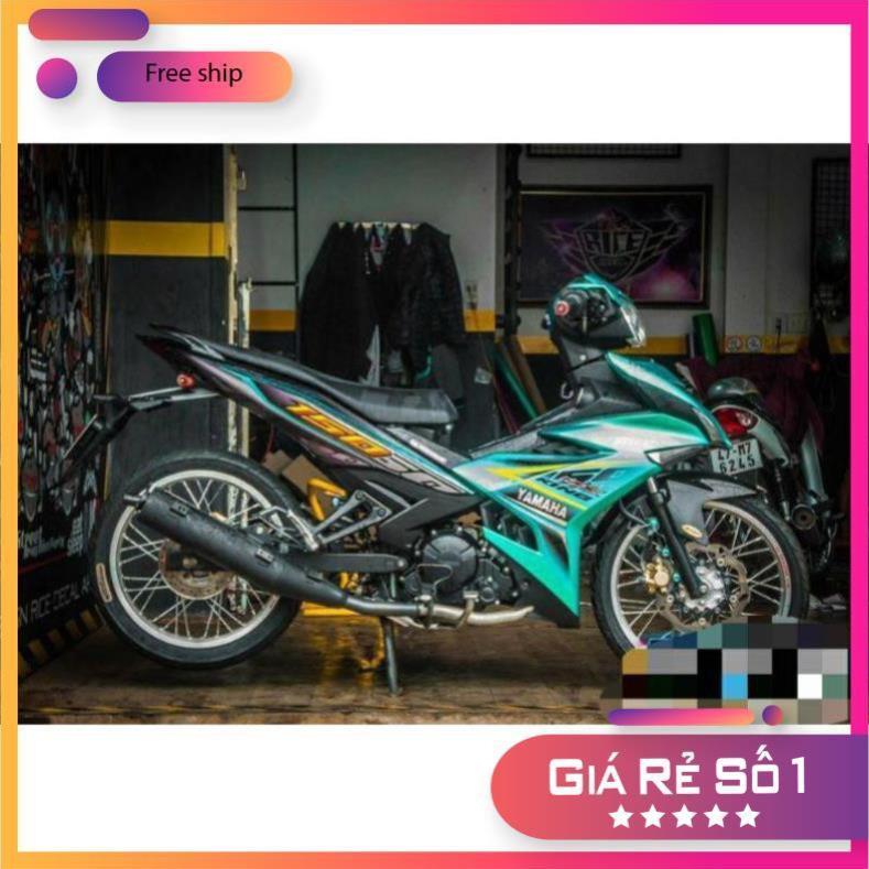 Tem rời exciter 150 xanh bảo hành màu sắc vĩnh viễn
