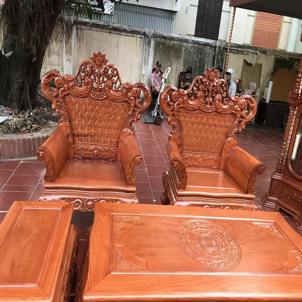Bộ Bàn Ghế Hoàng Gia Gỗ Gõ Đỏ