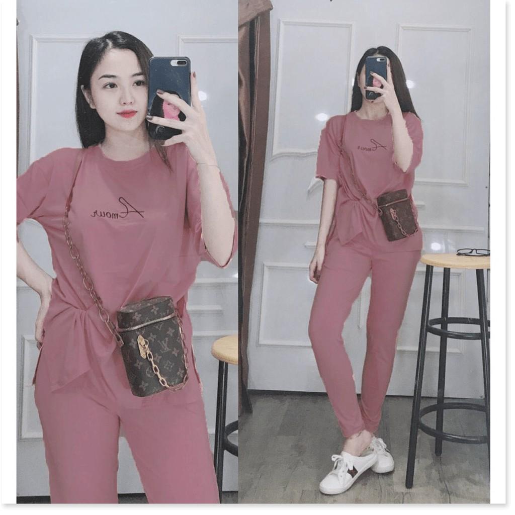SET BỘ THUN NỮ,CHẤT LIỆU VÃI THOÁNG MÁT VÀ CO GIẢN 4C THỜI TRANG KME.STORE