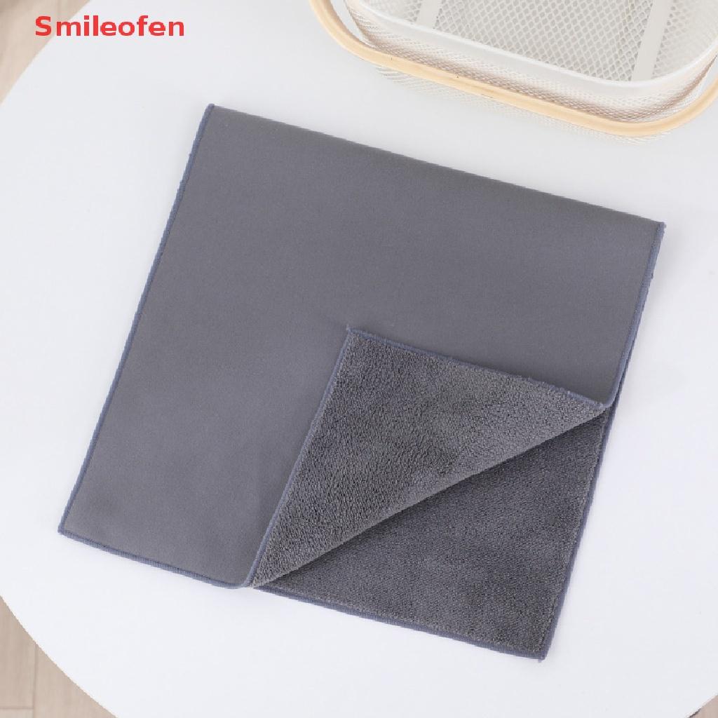 Khăn Lau Xe Hơi Hai Mặt Da Lộn Hai Màu đỏ xám Micro Fiber thấm hút nhanh không phai màu không để lại bụi, chuyên nghiệp