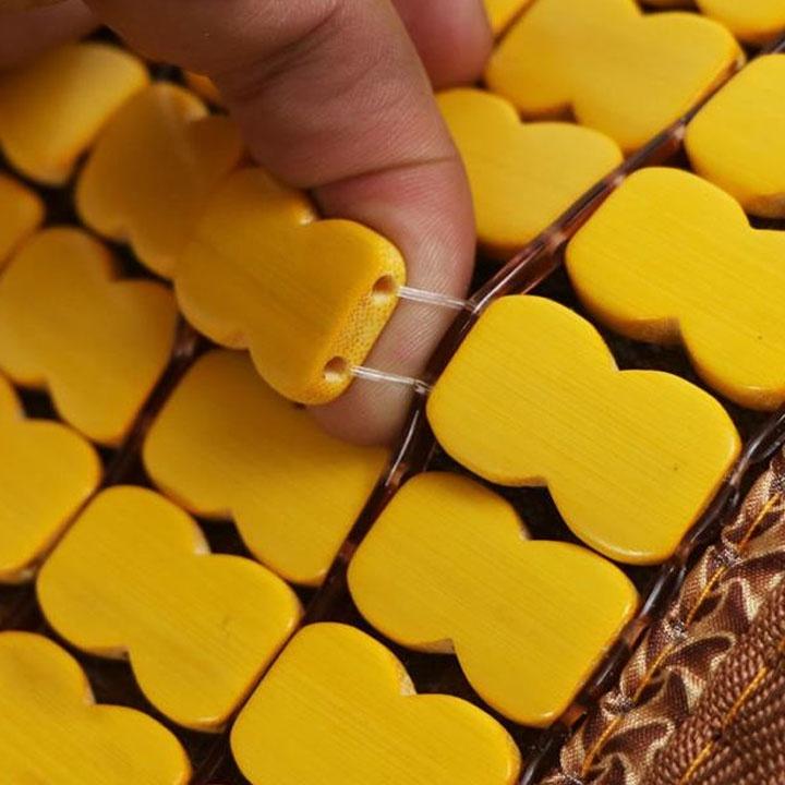 Thảm Lót Ghế Xe Hơi Tre Trúc Thoáng Khí