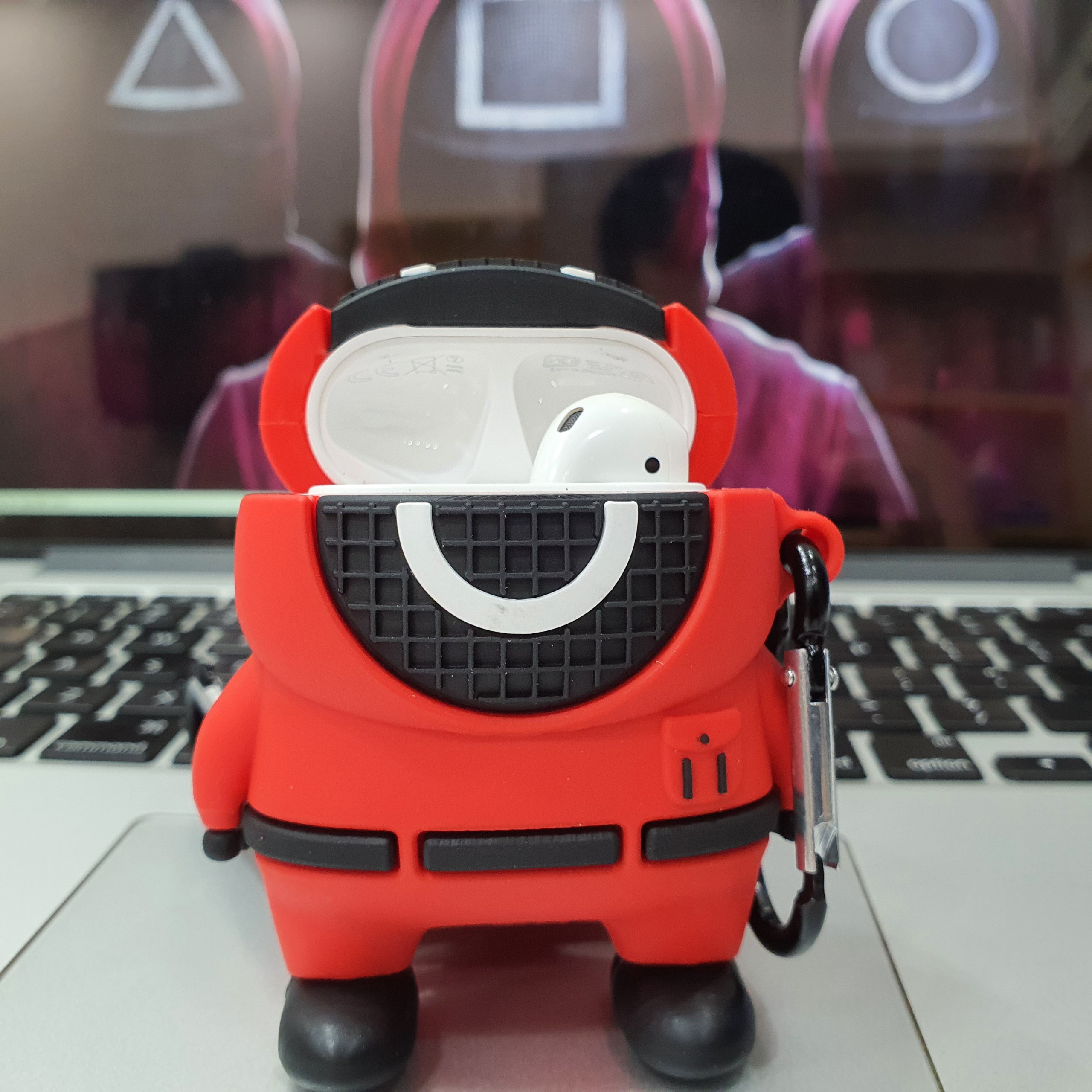 Case Ốp Dành Cho Airpods 1/2/Pro - Squid Game