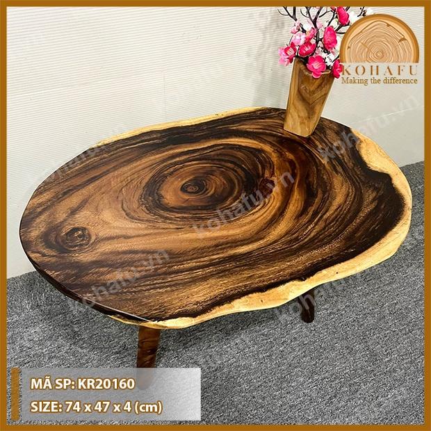 BÀN TRÀ, SOFA GỖ ME TÂY TỰ NHIÊN - VÂN GỖ SIÊU ĐẸP KR20160