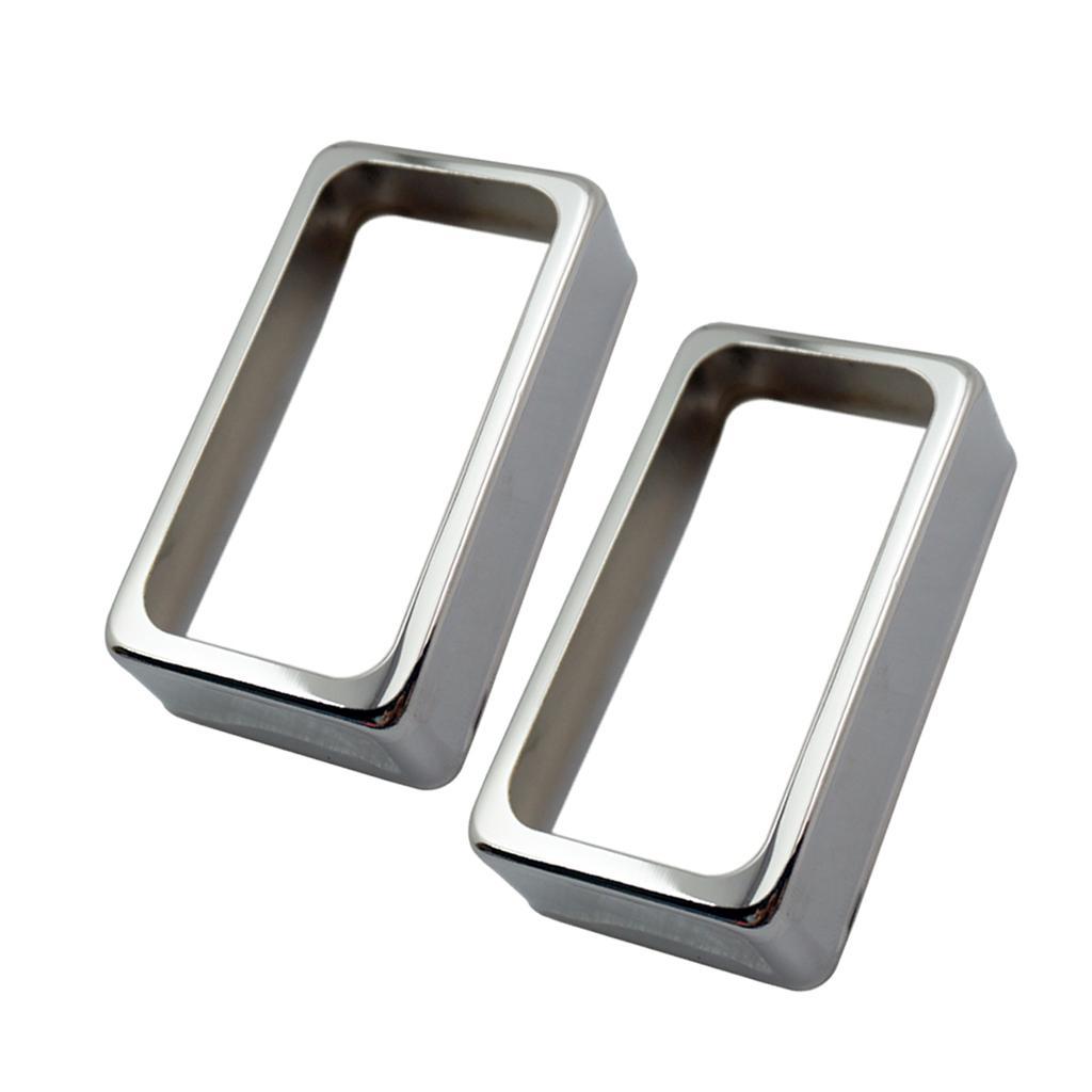 4x Brass Guitar Double Coil Humbucker Pickup Cover for Electric Guitar Parts