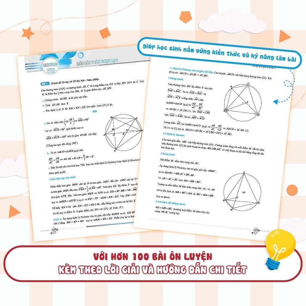 Sách - Tổng Hợp Chuyên Đề Trọng Tâm Thi Vào 10 Chuyên Và Học Sinh Giỏi - Hình Học 9 - Megabook