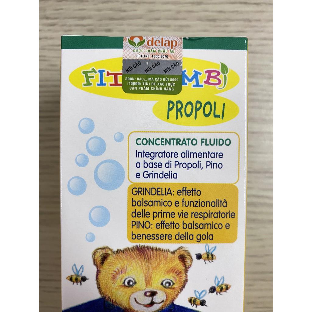 Fitobimbi Propoli - Hỗ Trợ Làm Dịu Họng,Tăng Cường Sức Khỏe Đường Hô Hấp,Giảm đau họng,ho(Chai 200ml)