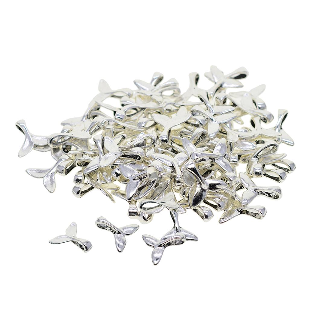 100 Pieces Necklace Bracelets Pendant DIY Jewelry Making Charms Beads