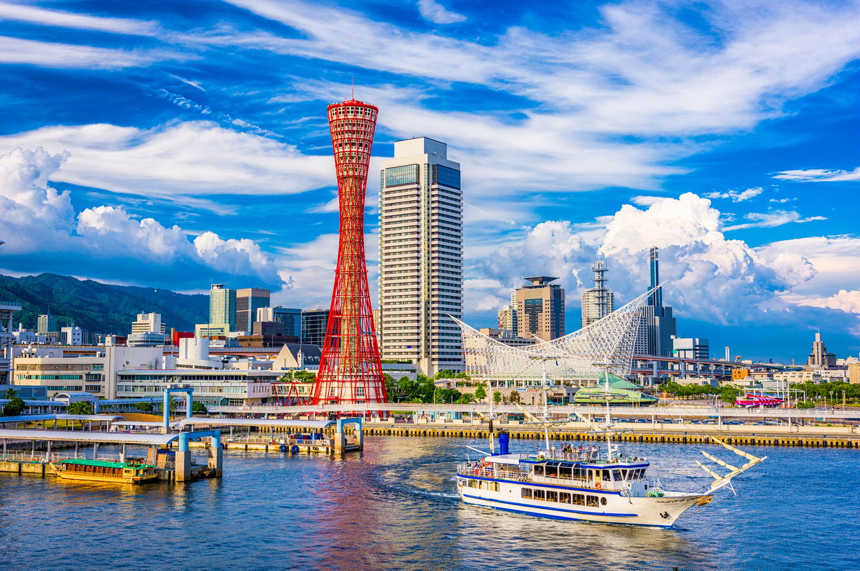 Tranh Xếp Hình Random Cut 750 Mảnh Minh Châu – Tháp Cảng Kobe, Nhật Bản