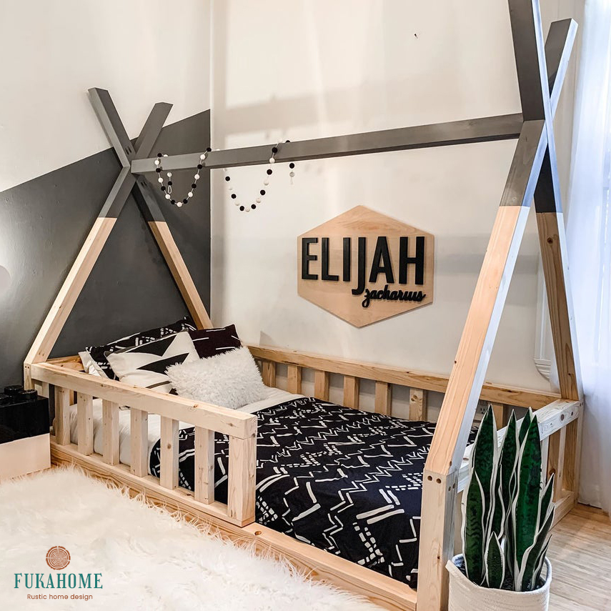 GIƯỜNG TRẺ EM CHUNKY TEEPEE MONTESSORI - KB03