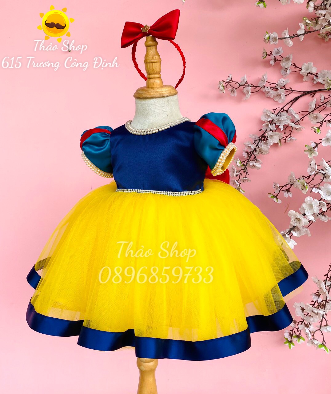 Váy công chúa Bạch Tuyết người lớn  Trang Phục Biểu Diễn Ấn Tượng