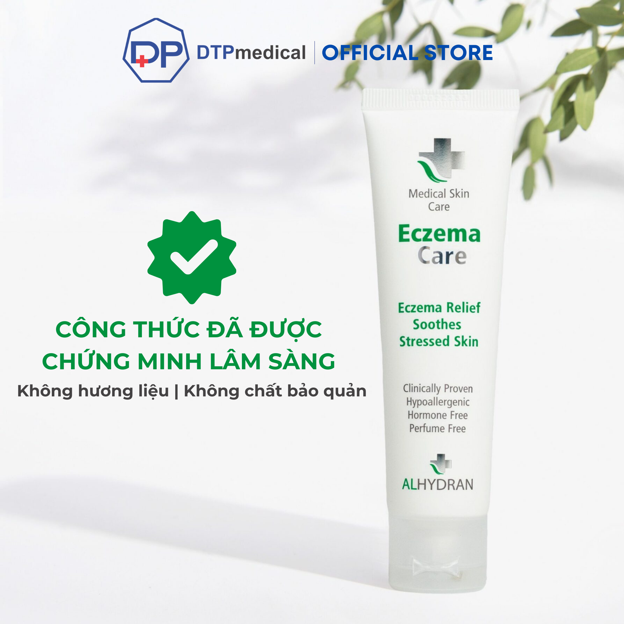 Kem bôi y tế ALHYDRAN Eczema Care 59ml làm giảm triệu chứng bệnh chàm, giảm ngứa, mẩn đỏ và cảm giác nóng rát