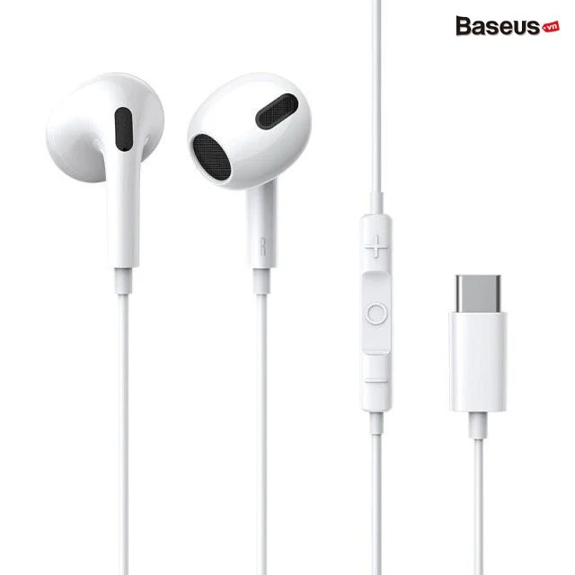 Tai Nghe Type-C Baseus Encok lateral in-ear Wired Earphone C17 Cho Smartphone & iPad Pro - hàng chính hãng