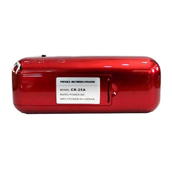 Loa Radio Mini CR-25 -Kích Thước Nhỏ Gọn - Âm Thanh 2.0 - Loa Sử Dụng Pin Rời 500mAh