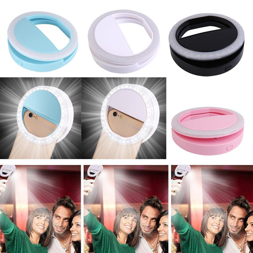 Mini Portable 36LED Fill-in USB Selfie Light Lamp For Mobilephone White