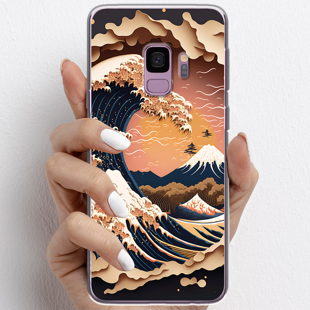 Ốp lưng cho Samsung Galaxy S9, Samsung Galaxy S9 Plus nhựa TPU mẫu Sóng biển
