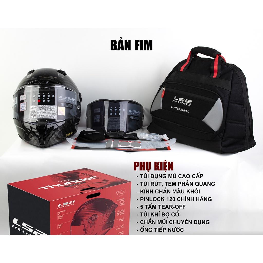 MŨ BẢO HIỂM FULLFACE LS2 FF805 THUNDER GP RACING CARBON - GARA20