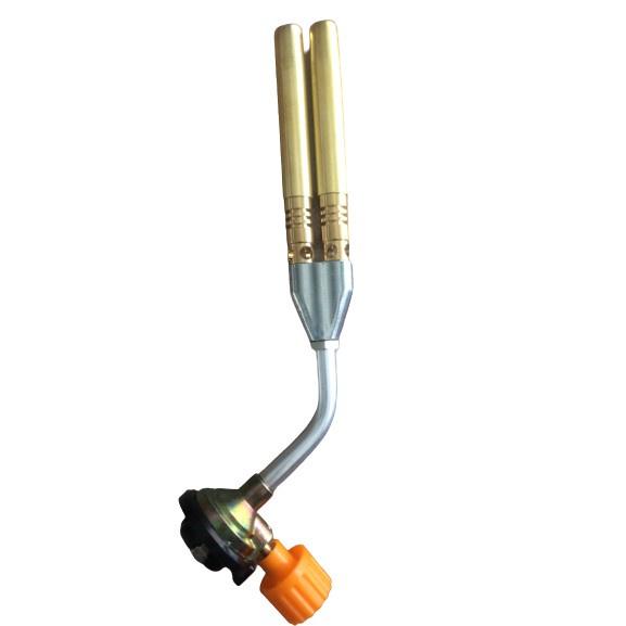Đèn khò đôi đầu khò gas mini bằng đồng 2 đầu đôi KOVEA KT-2108 - hai mỏ Kovea