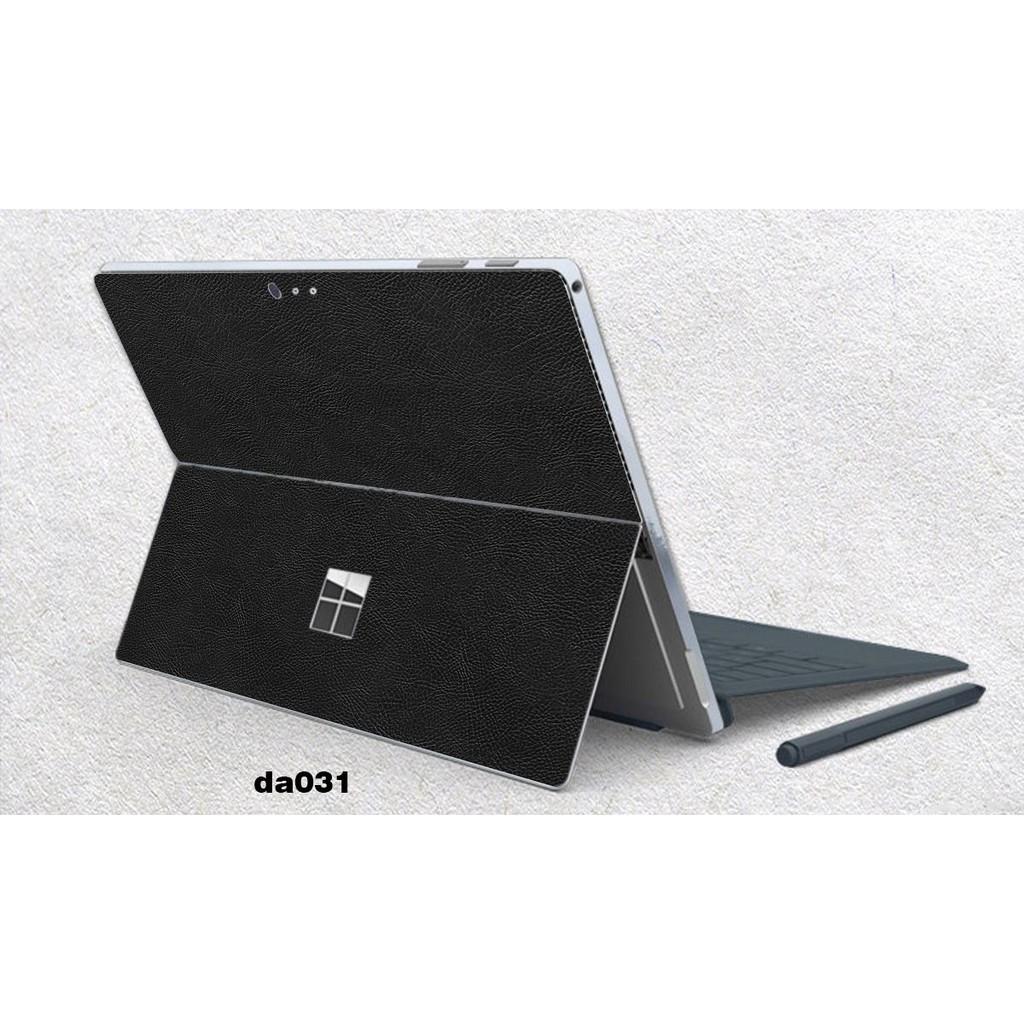 Skin dán hình Vân Da Bò Đen - Da031 cho Surface Go, Go 2, Pro 2, Pro 3, Pro 4, Pro 5, Pro 6, Pro 7, Pro 8, Pro X, sf 3